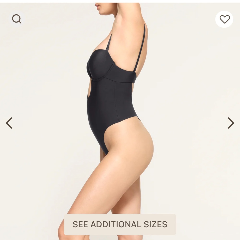 Skims deep V shape wear bodysuit